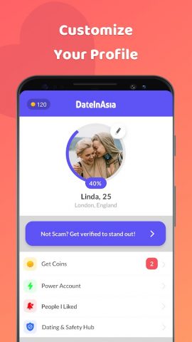 Date in Asia: онлайн чат для Android — скриншот 5