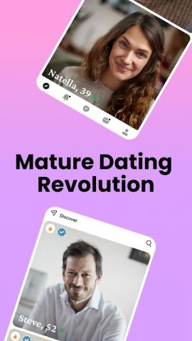 DateMyAge Mature & Senior Date для Android — скриншот 1