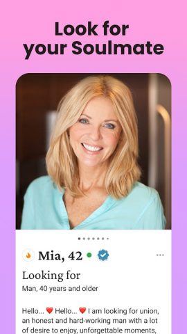 DateMyAge Mature & Senior Date для Android — скриншот 2