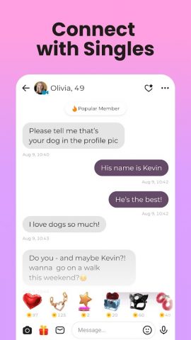 DateMyAge Mature & Senior Date для Android — скриншот 3