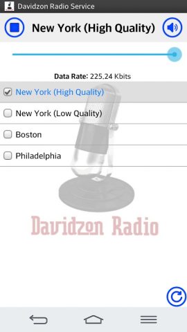 Davidzon Radio для Android — скриншот 1