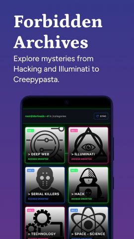 Deep Web — Dark Web: knowledge для Android — скриншот 3
