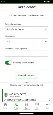 Delta Dental Mobile App для Android — скриншот 3