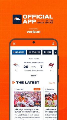 Denver Broncos для Android — скриншот 1