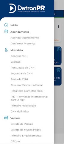Detran/PR InteliGENTE для Android — скриншот 3
