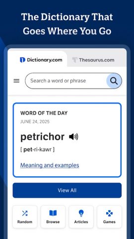 Dictionary.com: English Words для Android — скриншот 1