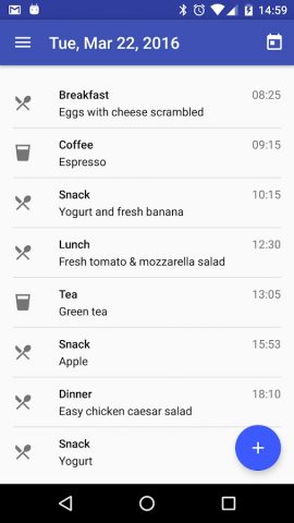 Diet Diary для Android — скриншот 1