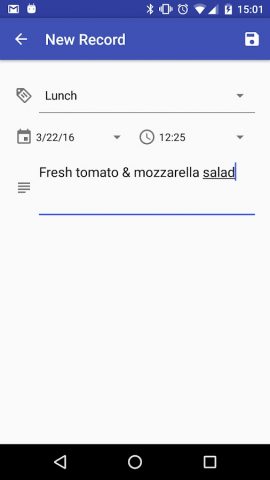 Diet Diary для Android — скриншот 4