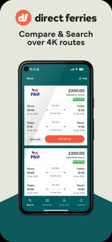 Direct Ferries — Ferry tickets для Android — скриншот 1