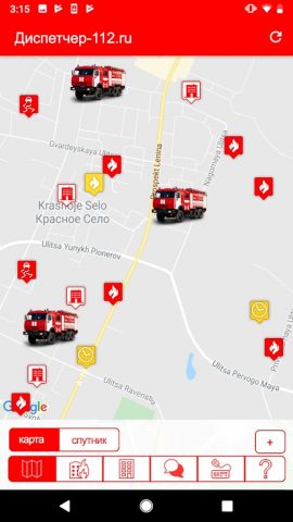 Диспетчер 112 для Android — скриншот 1