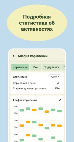 Дневник малыша для Android — скриншот 2