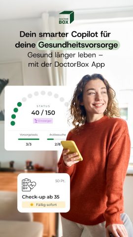 DoctorBox – Vorsorge App для Android — скриншот 1