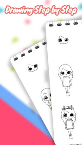 Drawely — Как Рисовать девушек для Android — скриншот 1