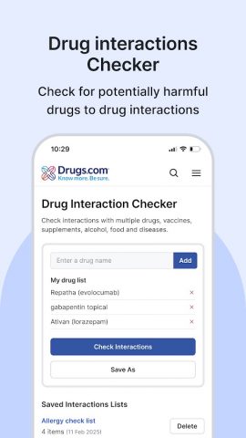 Drugs.com Medication Guide для Android — скриншот 5