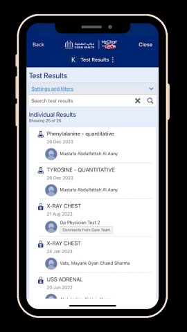Dubai Health — دبي الصحية для Android — скриншот 4