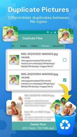 Duplicate Files Fixer для Android — скриншот 3