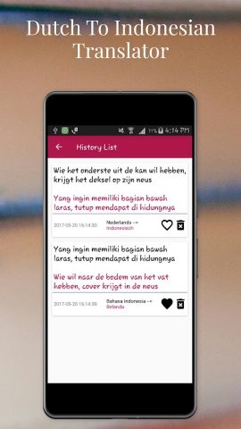 Dutch To Indonesian Translator для Android — скриншот 5