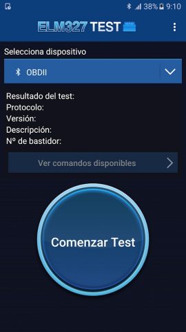 ELM327 Test для Android — скриншот 4