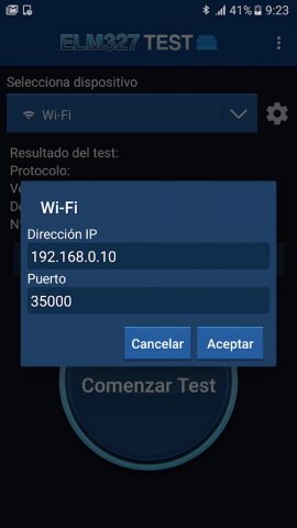 ELM327 Test для Android — скриншот 5