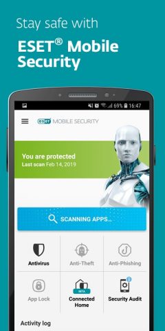 ESET Mobile Security Antivirus — скриншот 1