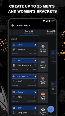 ESPN Tournament Challenge для Android — скриншот 2