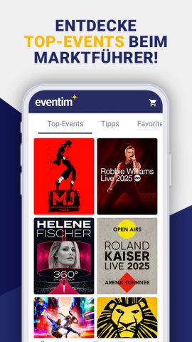 EVENTIM DE: Tickets für Events для Android — скриншот 1