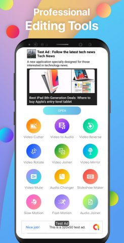 Editor Studio — Video Editor для Android — скриншот 1