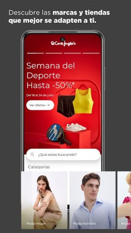 El Corte Inglés для Android — скриншот 1