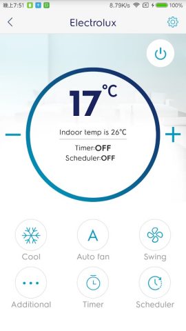 Electrolux Home Comfort для Android — скриншот 4