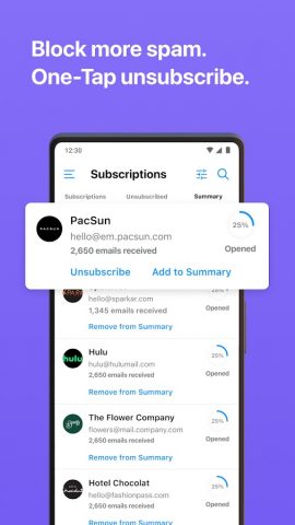 Email — Fast & Secure Mail для Android — скриншот 3