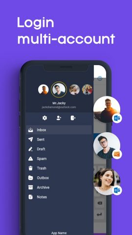 Email for All Mail Accounts для Android — скриншот 1