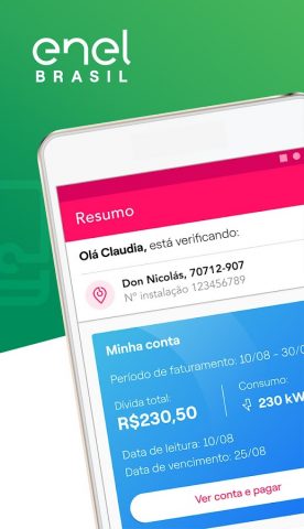 Enel Ceará для Android — скриншот 1