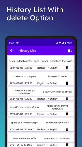 English To Bashkir Translator для Android — скриншот 4