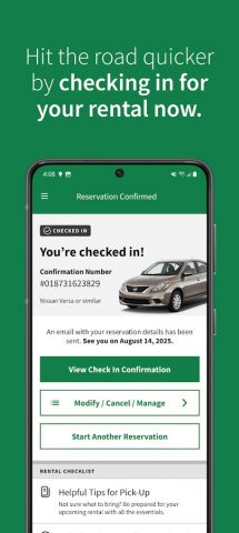 Enterprise Car Rental для Android — скриншот 1