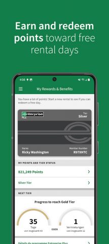 Enterprise Car Rental для Android — скриншот 3