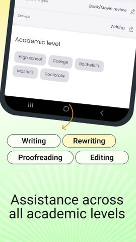 EssayPro: Essay Writer app для Android — скриншот 3