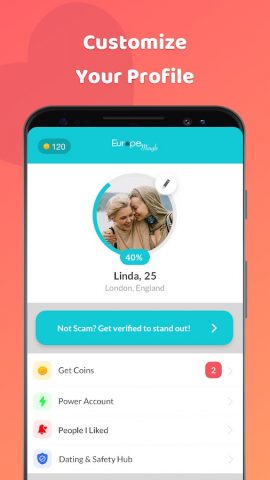 Europe Mingle: европейский чат для Android — скриншот 5
