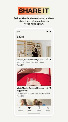 Eventbrite App для Android — скриншот 3