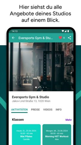 Eversports для Android — скриншот 4