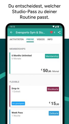 Eversports для Android — скриншот 5