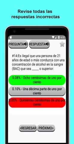 Examen de manejo CA 2026 для Android — скриншот 4
