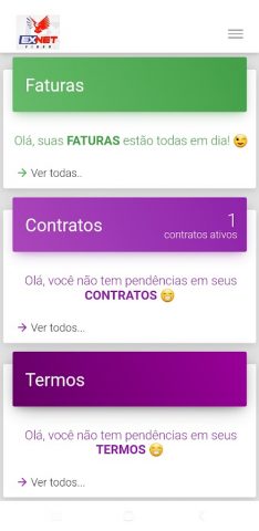 Exnet Fiber для Android — скриншот 2