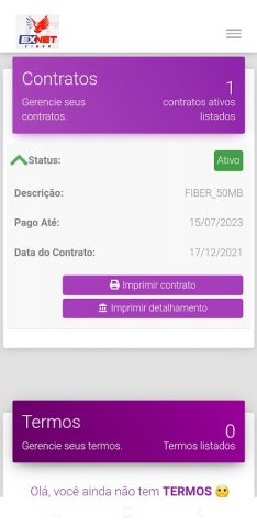 Exnet Fiber для Android — скриншот 4