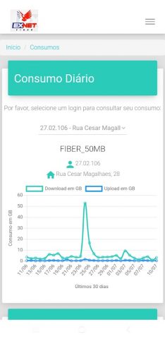 Exnet Fiber для Android — скриншот 5