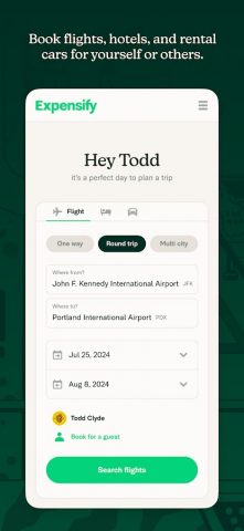 Expensify — Travel & Expense для Android — скриншот 5