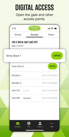 Extra Space Storage для Android — скриншот 1