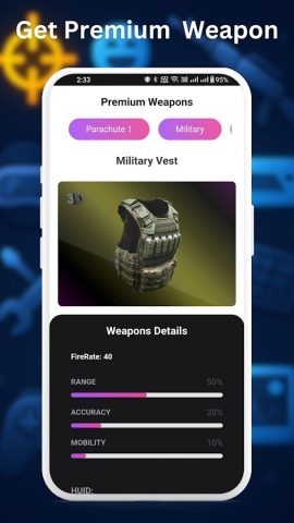 FFFF Skin Tools : GFX Max для Android — скриншот 4