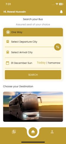 Faisal Movers Online Tickets для Android — скриншот 3