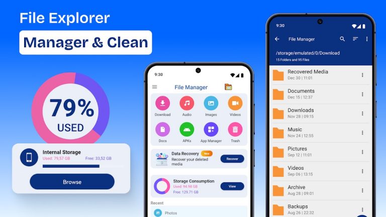 Файловый менеджер, проводник для Android — скриншот 1