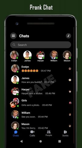 Fake Chat Conversation — prank для Android — скриншот 2